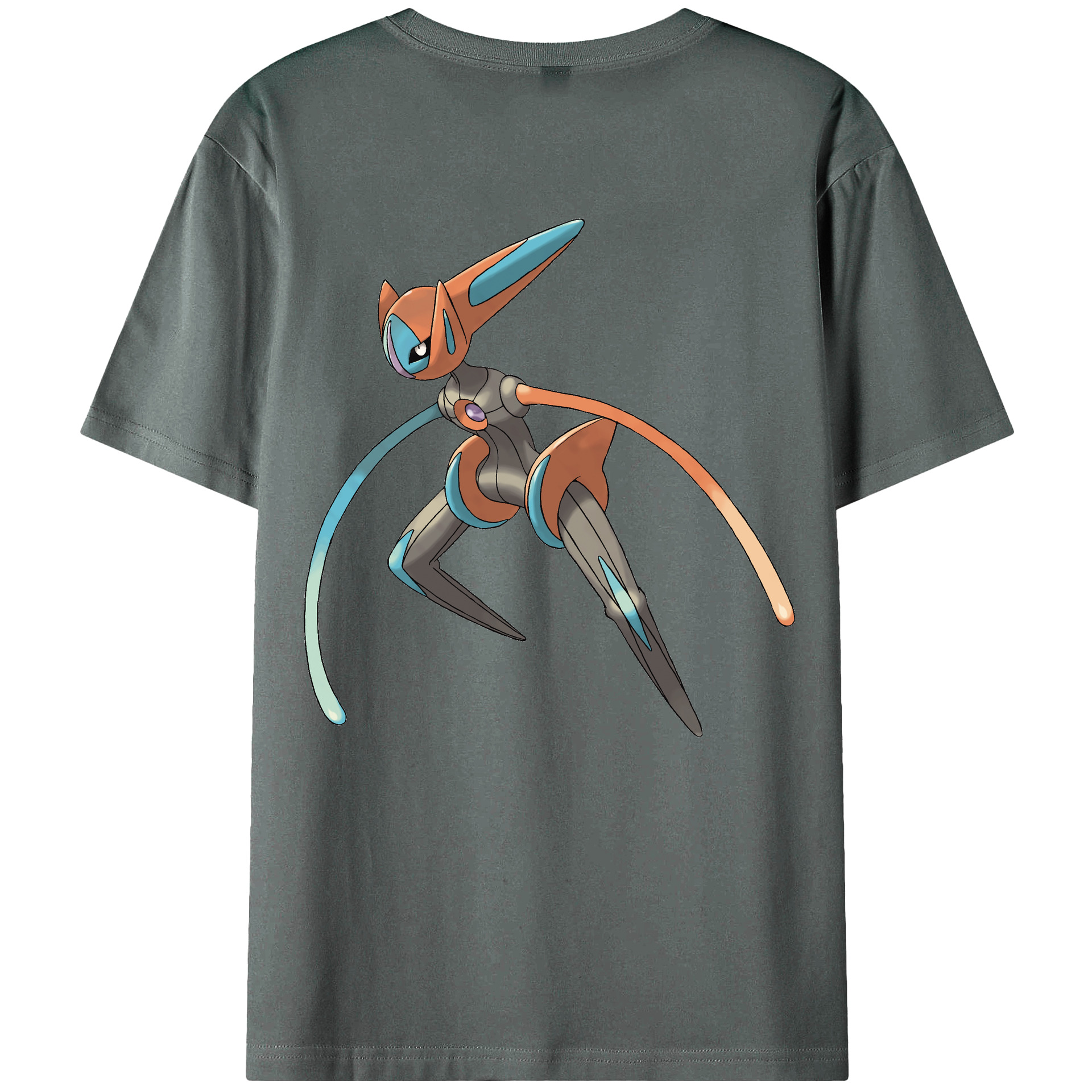 （画像用） ポケットモンスター Pokémon 綿100％ メンズ半袖Tシャツ（バックプリント） 通気性